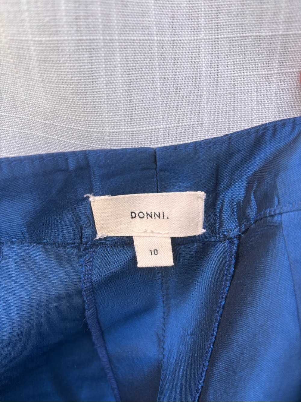 DONNI The Taffeta Cigarette Pant - Picture 7 of 8